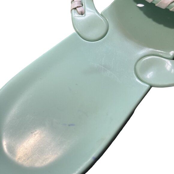 Jack Rogers Georgica Mint Green Jelly Sandals Size 10 - Picture 7 of 9